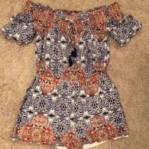 Off the shoulder romper